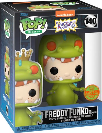 Figurine Funko Pop Les Razmoket #140 Freddy Funko en Reptar - Digital Pop