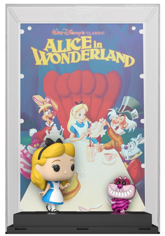 Figurine Funko Pop 100 ans de Disney #11 Alice avec le Chat du Cheshire - Movie Poster