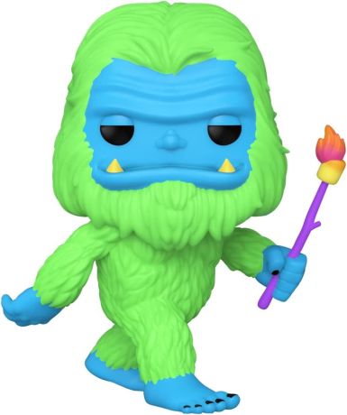Figurine Funko Pop Créatures légendaires et mythes #28 Bigfoot avec Marshmallow - Black Light