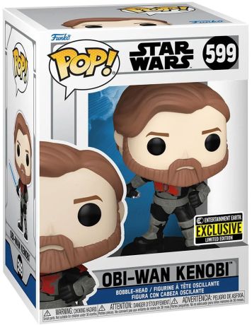 Figurine Funko Pop Star Wars : The Clone Wars #599 Obi-Wan Kenobi (Armure Mandalorian)