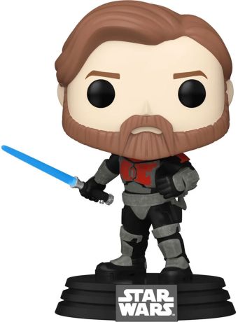 Figurine Funko Pop Star Wars : The Clone Wars #599 Obi-Wan Kenobi (Armure Mandalorian)