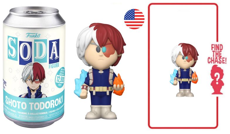 Figurine Funko Soda My Hero Academia Shoto Todoroki (Canette Bleue)