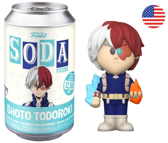 Figurine Funko Soda My Hero Academia Shoto Todoroki (Canette Bleue)