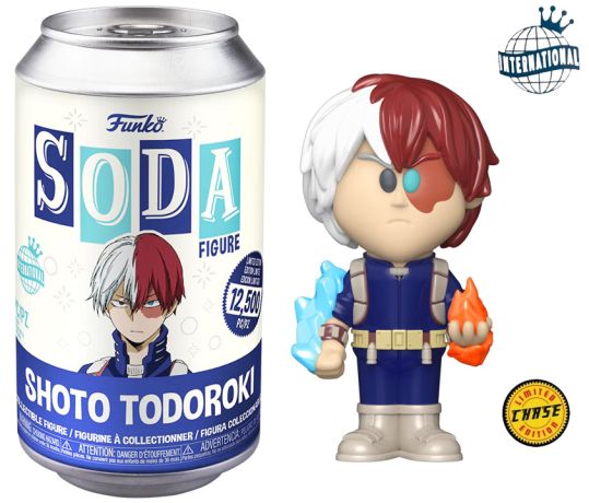 Figurine Funko Soda My Hero Academia Shoto Todoroki (Canette Bleue) [Chase]