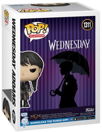 Figurine Funko Pop Mercredi #1311 Mercredi Addams - Métallique