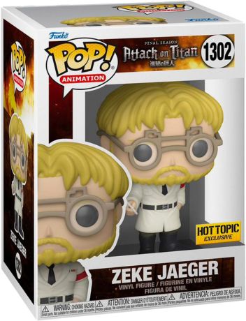 Figurine Funko Pop L'Attaque des Titans (SNK) #1302 Sieg Jäger