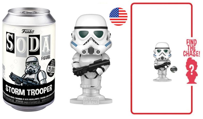 Figurine Funko Soda Star Wars Divers Stormtrooper (Canette Noire)