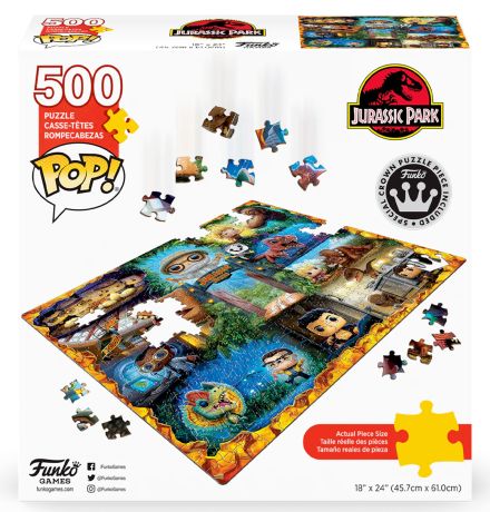 Puzzle Funko Pop! Jurassic Park Puzzle (500 pièces)