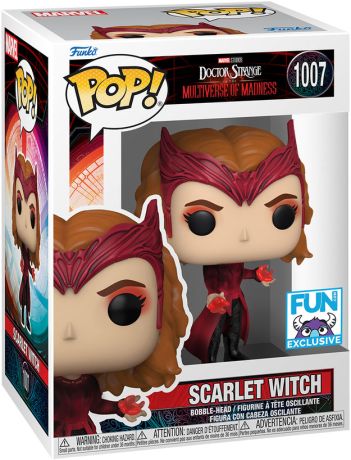 Figurine Funko Pop Doctor Strange in the Multiverse of Madness #1007 Sorcière Rouge - Glow in the Dark