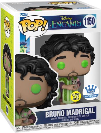 Figurine Funko Pop Encanto : La Fantastique Famille Madrigal #1150 Bruno Madrigal - Glow in the Dark