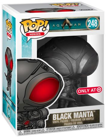 Figurine Funko Pop Aquaman [DC] #248 Black Manta - Noir Mat