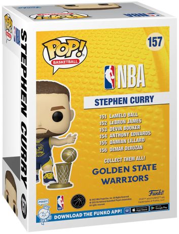 Figurine Funko Pop NBA #157 Stephen Curry - Golden State Warriors