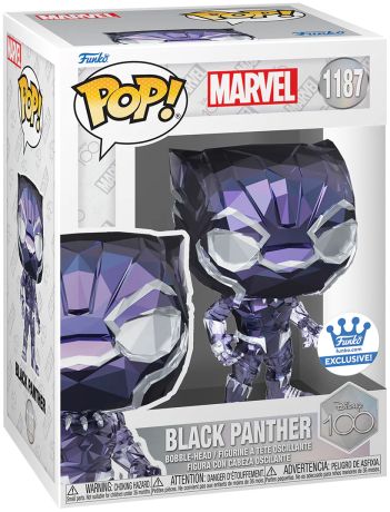Figurine Funko Pop 100 ans de Disney #1187 Black Panther - Facette