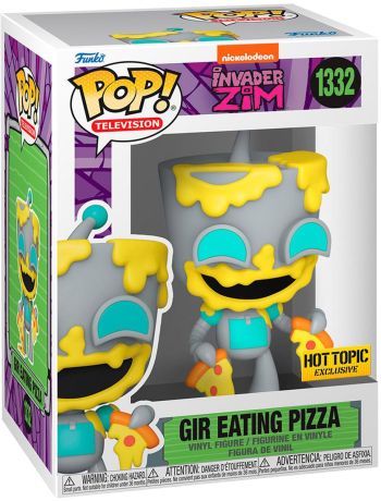 Figurine Funko Pop Zim l'envahisseur #1332 Gir mangeant une pizza