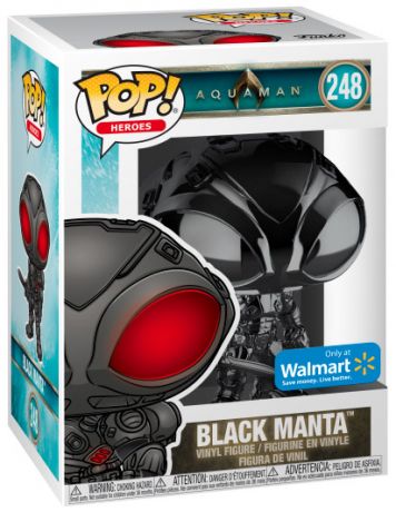 Figurine Funko Pop Aquaman [DC] #248 Black Manta - Chromé