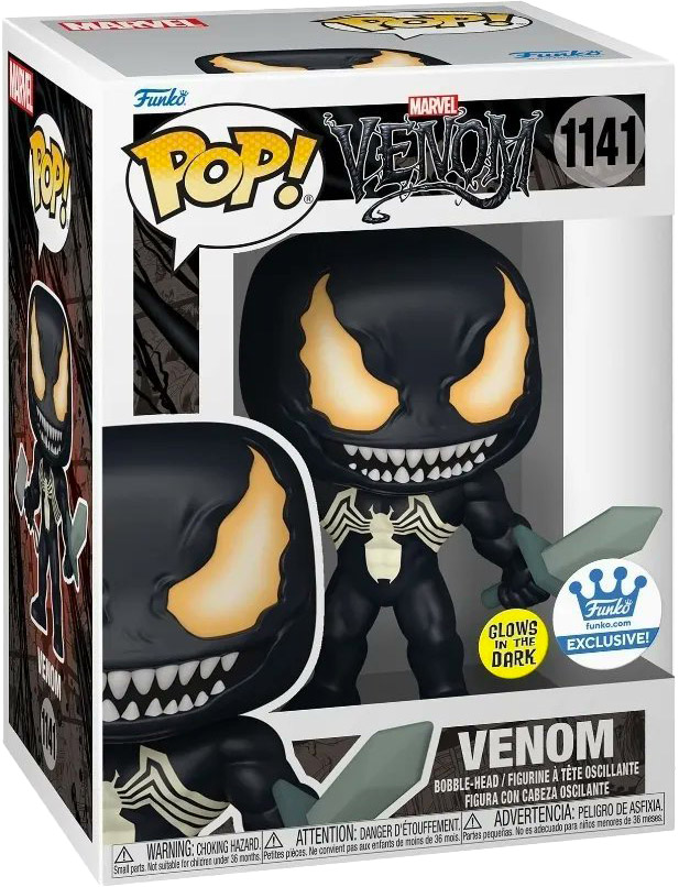 Figurine Pop Venom [Marvel] #1141 pas cher : Venom - Glow In The Dark