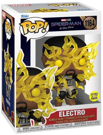 Figurine Funko Pop Spider-Man: No Way Home #1164 Electro (Glow in the Dark) - T-Shirt