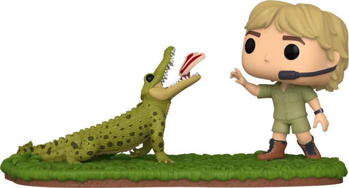 Figurine Funko Pop Australia zoo #75 Steve Irwin avec ‘Agro’ le Crocodile - Moment