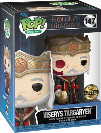 Figurine Funko Pop House of the Dragon #147 Viserys Targaryen - Digital Pop