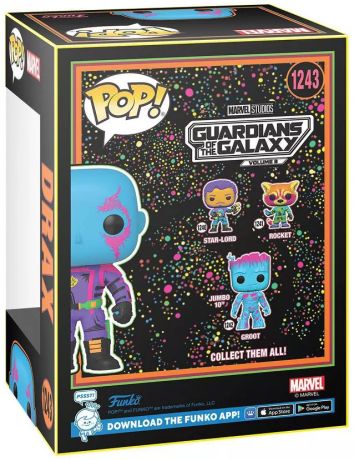 Figurine Funko Pop Les Gardiens de la Galaxie Vol. 3 [Marvel] #1243 Drax - Black Light