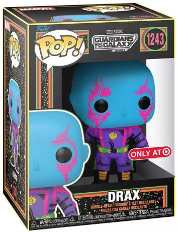 Figurine Funko Pop Les Gardiens de la Galaxie Vol. 3 [Marvel] #1243 Drax - Black Light