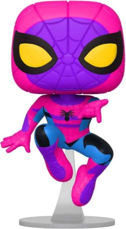 Figurine Funko Pop Marvel Comics #652 Spider-Man (Black Light) - T-Shirt