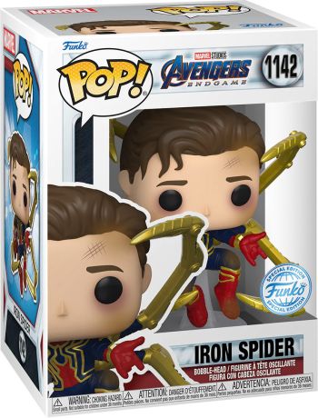 Figurine Funko Pop Avengers : Endgame [Marvel] #1142 Iron Spider (démasqué)