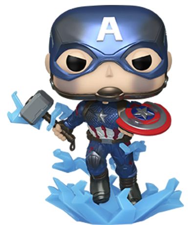 Figurine Funko Pop Avengers : Endgame [Marvel] #1198 Captain America - Métallique & Glow in the Dark