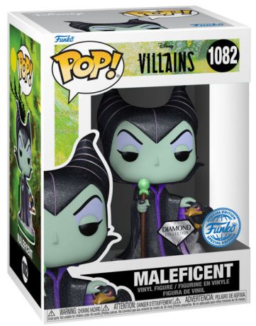Figurine Funko Pop Disney Villains #1082 Maléfique (Diamant) - T-Shirt