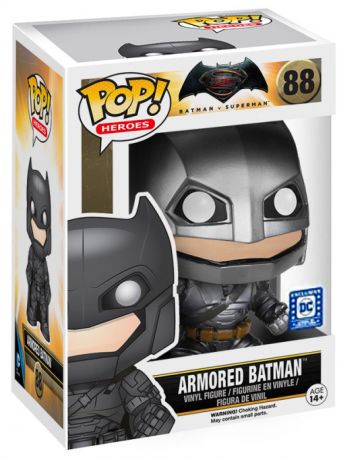 Figurine Funko Pop Batman v Superman : L'Aube de la justice [DC] #88 Batman Blindé