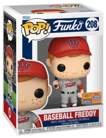 Figurine Funko Pop Freddy Funko #208 Baseball Freddy