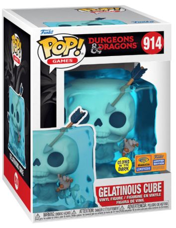 Figurine Funko Pop Donjons & Dragons #914 Cube Gélatineux - Glow in the Dark