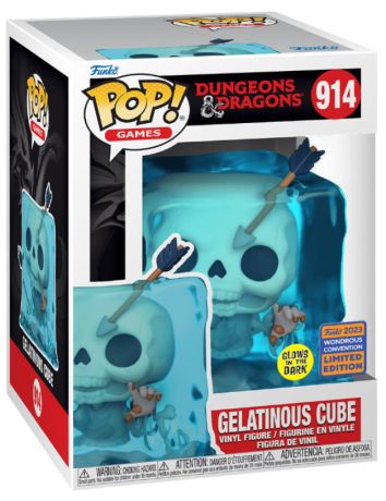 Figurine Funko Pop Donjons & Dragons #914 Cube Gélatineux - Glow in the Dark