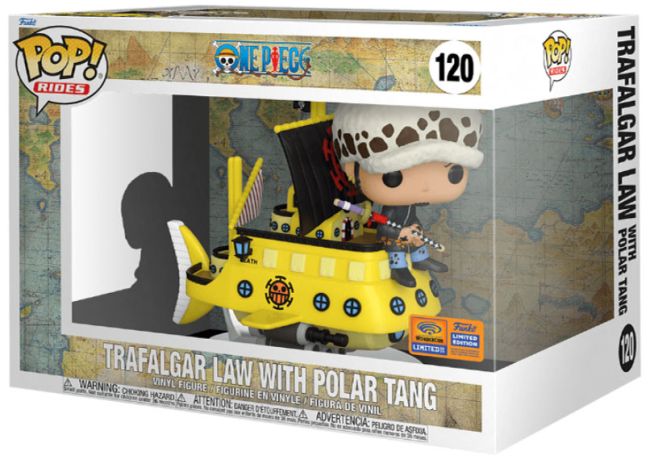 Figurine Funko Pop One Piece #120 Trafalgar Law avec Polar Tang