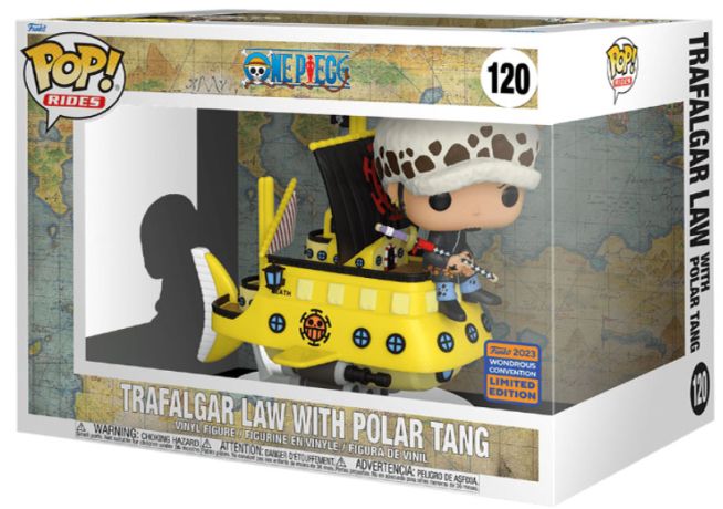 Figurine Funko Pop One Piece #120 Trafalgar Law avec Polar Tang