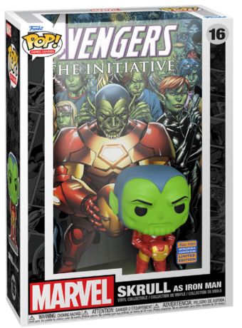 Figurine Funko Pop Marvel Comics #16 Skrull en Iron Man - Comic Cover