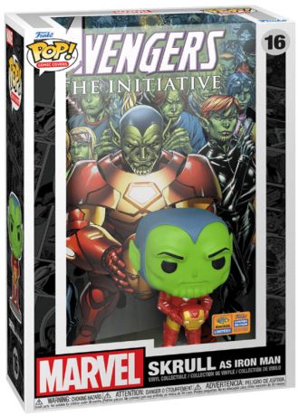 Figurine Funko Pop Marvel Comics #16 Skrull en Iron Man - Comic Cover