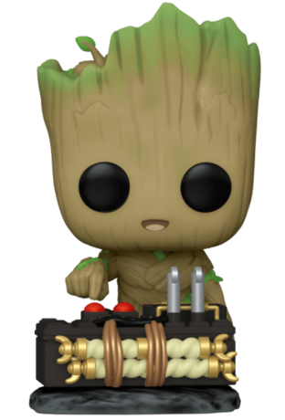 Figurine Pop Les Gardiens de la Galaxie 2 [Marvel] #530 pas cher : Groot de  Noël