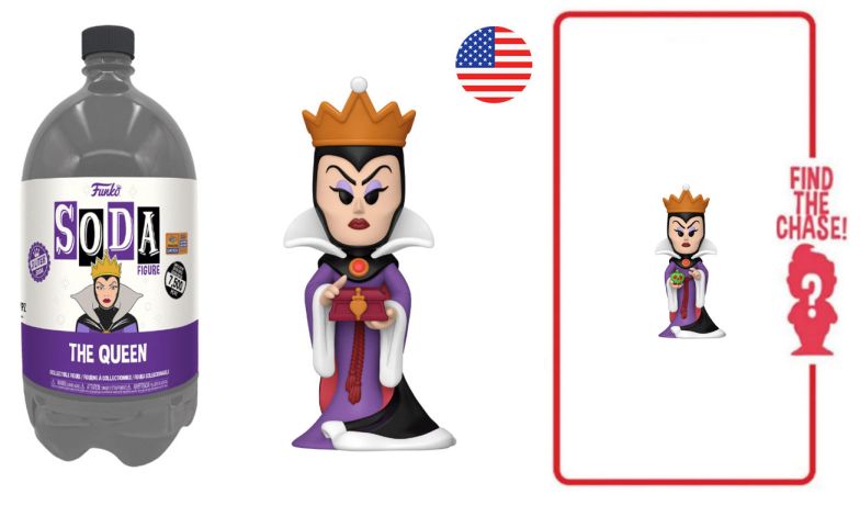 Figurine Funko Soda Disney Villains La Méchante Reine (Bouteille Noire)