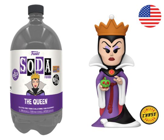 Figurine Funko Soda Disney Villains La Méchante Reine (Bouteille Noire) [Chase]