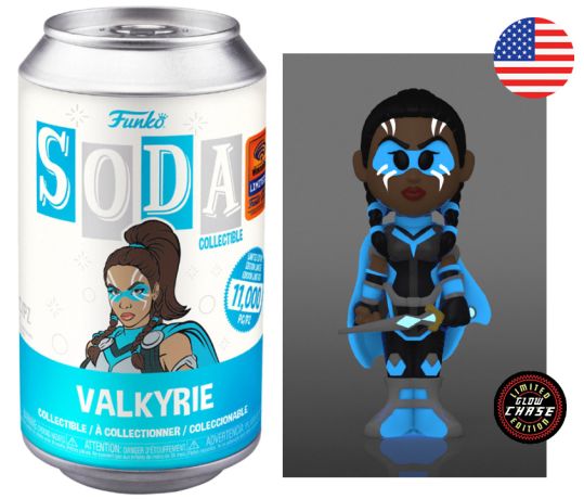 Figurine Funko Soda Marvel Comics Valkyrie (Canette Bleue) [Chase]