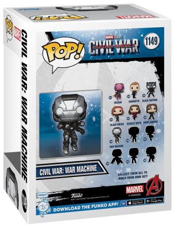 Figurine Funko Pop Captain America : Civil War [Marvel] #1149 Civil War : War Machine