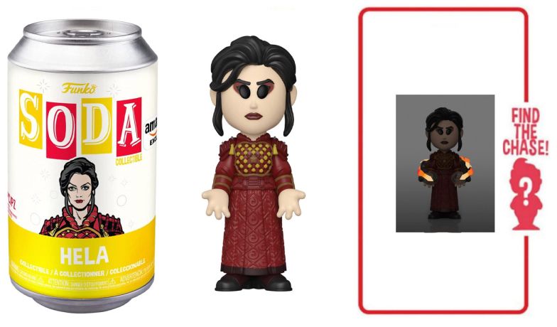 Figurine Funko Soda Marvel What If...? Hela (Canette Jaune)