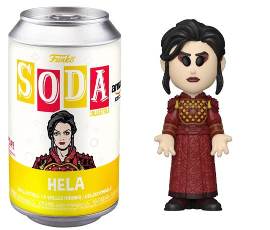 Figurine Funko Soda Marvel What If...? Hela (Canette Jaune)