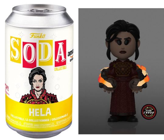 Figurine Funko Soda Marvel What If...? Hela (Canette Jaune) [Chase]