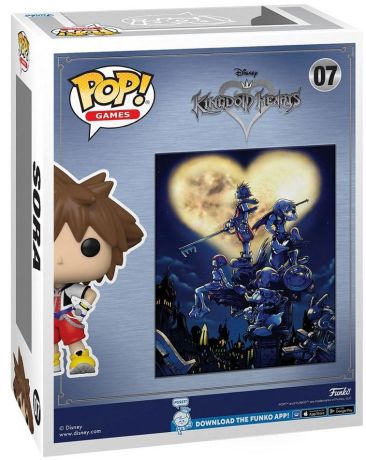 Figurine Funko Pop Kingdom Hearts #07 Sora - Game Cover