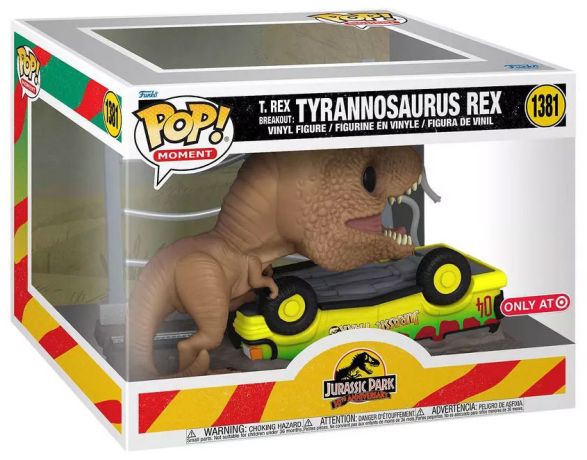 Figurine Funko Pop Jurassic Park #1381 L’évasion du T. rex : Tyrannosaurus Rex - Moment