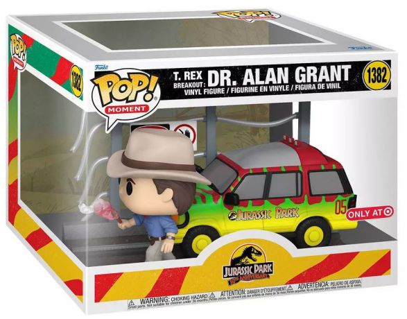 Figurine Funko Pop Jurassic Park #1382 L’évasion du T. rex : Dr. Alan Grant - Moment