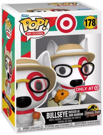 Figurine Funko Pop Icônes de Pub #178 Bullseye en John Hammond