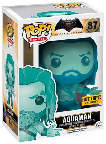 Figurine Funko Pop Batman v Superman : L'Aube de la justice [DC] #87 Aquaman - Océan